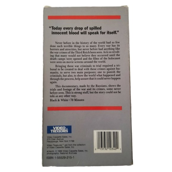 The World In Conflict VHS Lot Of 2World Was II 2 Documentary Movies Black/White - Picture 3 of 7